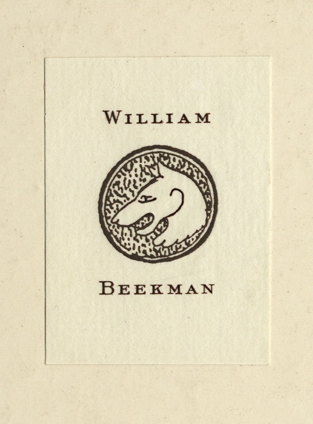 From the Beekman Collection 