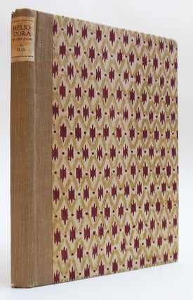 Item #000062 HELIODORA AND OTHER POEMS. H. D., Hilda Doolittle
