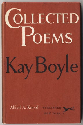 Item #308 COLLECTED POEMS. Kay BOYLE