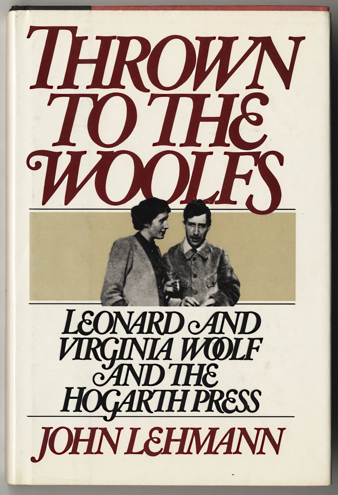 Item #364 THROWN TO THE WOOLFS. Leonard WOOLF, Virginia.