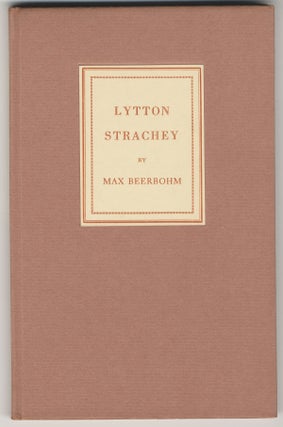 LYTTON STRACHEY.