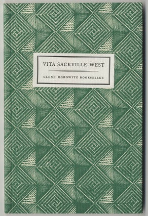 Item #530 VITA SACKVILLE-WEST. Bookseller's Catalogue, Sue FOX, Sarah Funke