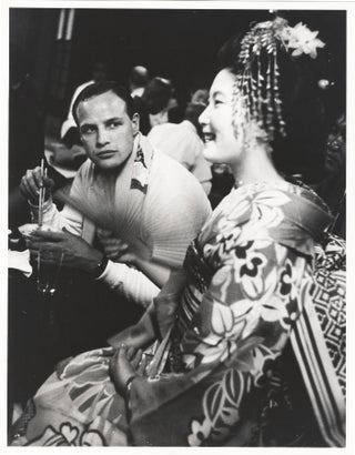 Item #547 [Original Gelatin Silver Production Still from the film:] SAYONARA. Marlon Brando,...