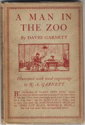 Item #567 A MAN IN THE ZOO. David GARNETT