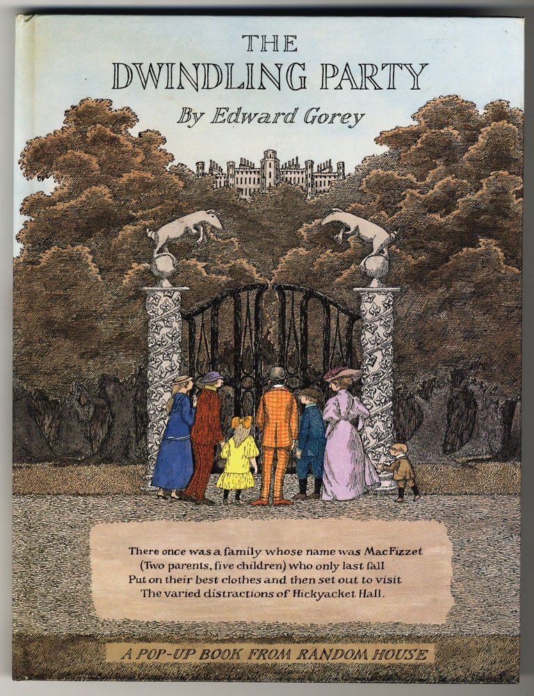 Item #628 THE DWINDLING PARTY [A Pop-Up Book]. Edward GOREY.