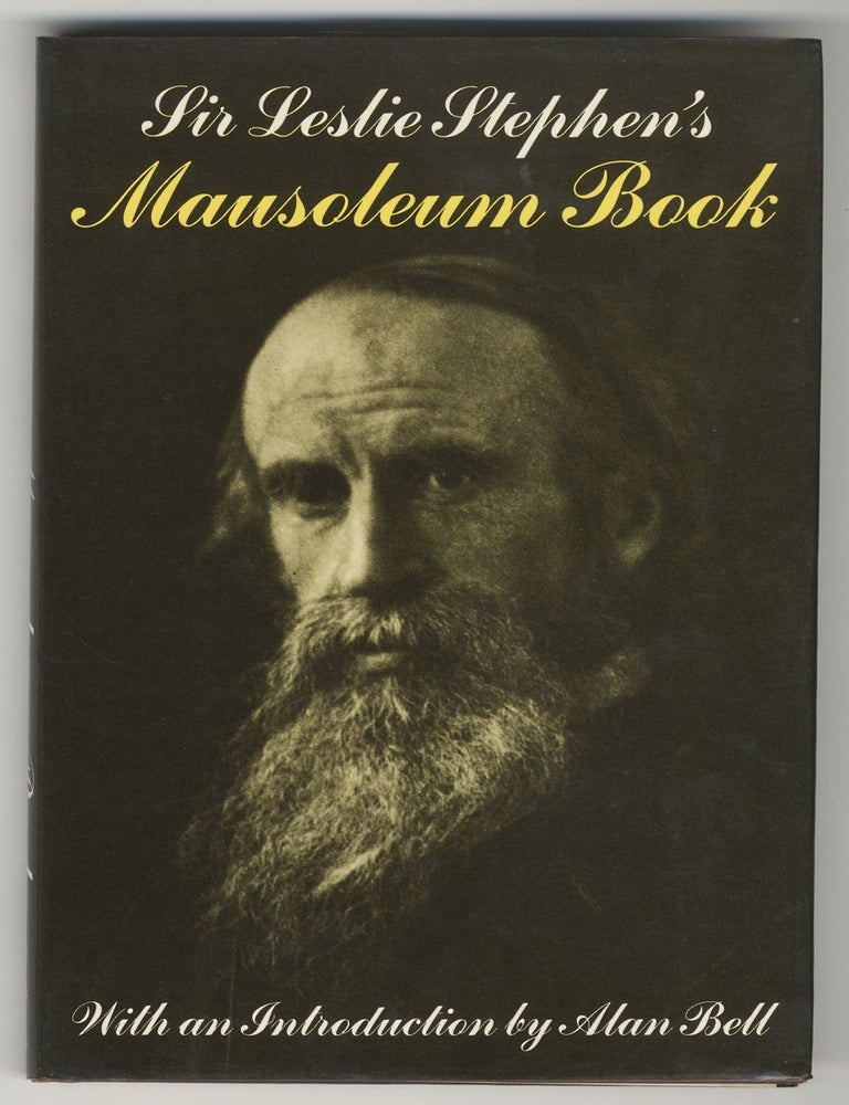 Item #638 SIR LESLIE STEPHEN'S MAUSOLEUM BOOK. Sir Leslie STEPHEN, Alan, BELL, Intro.