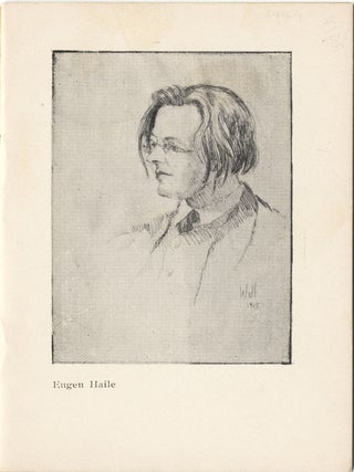 BRUNO'S GARRET SECOND EXHIBIT OF ETCHINGS, DRAWINGS AND WATERCOLORS INCLUDING A SET OF PORTRAITS OF WELL KNOWN MEN.