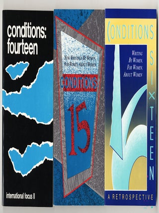 CONDITIONS: A Magazine of Writing by Women with an Emphasis on Writing by Lesbians. Issues 1&ndash;17 (Complete Run in 16 Volumes).