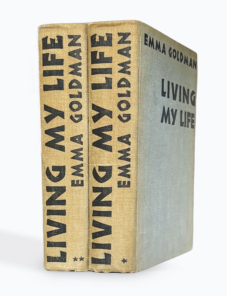 Item #884 LIVING MY LIFE. Emma GOLDMAN.