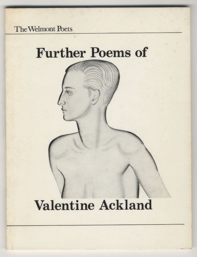 Item #892 FURTHER POEMS OF VALENTINE ACKLAND. Valentine Ackland.