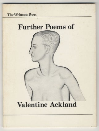 Item #892 FURTHER POEMS OF VALENTINE ACKLAND. Valentine Ackland