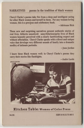 NARRATIVES: POEMS IN THE TRADITION OF BLACK WOMEN.