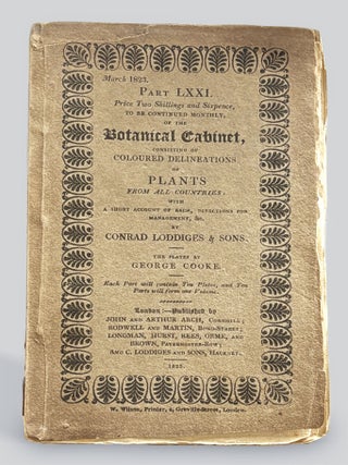 THE BOTANICAL CABINET CONSISTING OF COLOURED DELINEATIONS OF PLANTS FROM