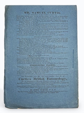 CURTIS'S BOTANICAL MAGAZINE: Or, Flower-Garden Displayed. No. XIII, New Series. January 1, 1828.