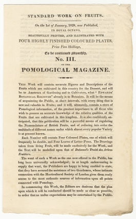 CURTIS'S BOTANICAL MAGAZINE: Or, Flower-Garden Displayed. No. XIII, New Series. January 1, 1828.